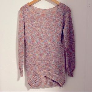 Vero Moda Loose Knit Tonal Rainbow Sweater